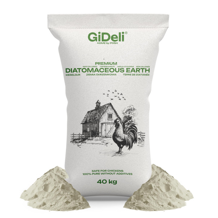 Kieselgur Hühner 40kg - Diatomeenerde Fein | GiDeli
