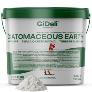 Kieselgur Hühner 1kg - Diatomeenerde Fein | GiDeli