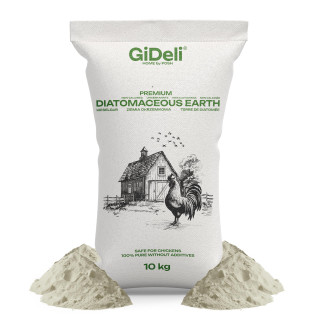 Kieselgur Hühner 10kg - Diatomeenerde Fein | GiDeli