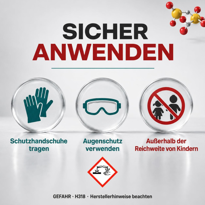 GiDeli Aluminiumsulfat 5 kg Pulver - Flockungsmittel für Wasseraufbereitung