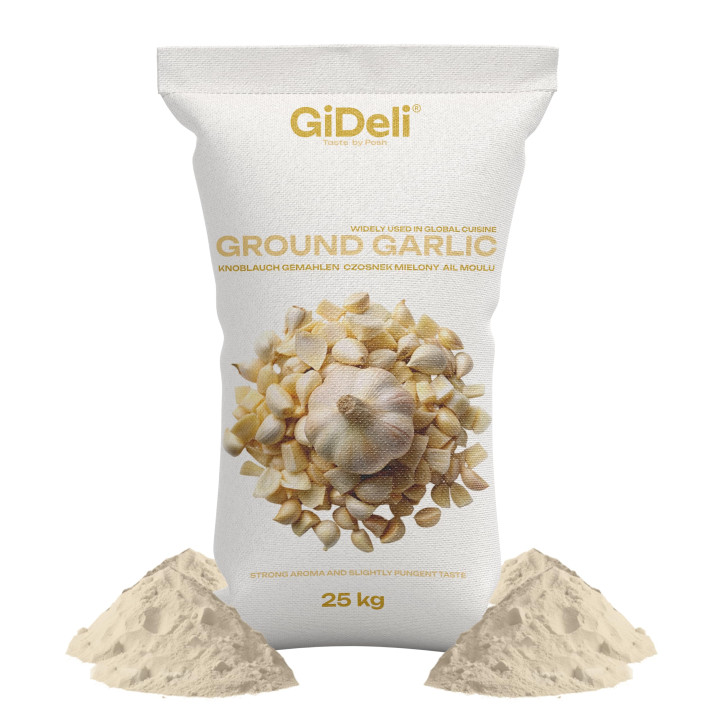 Knoblauchpulver Gemahlen 25kg - Naturrein Fleisch | GiDeli