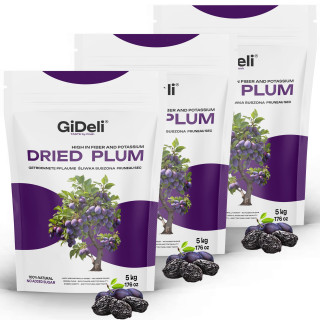 Getrocknete Pflaumen 15kg - Ohne Stein Ungesüßt | GiDeli