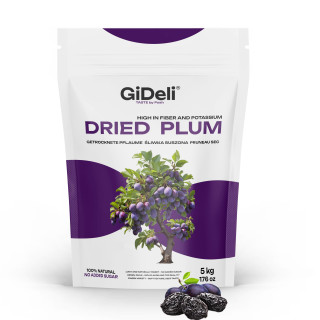 Getrocknete Pflaumen 5kg - Ohne Stein Ungesüßt | GiDeli