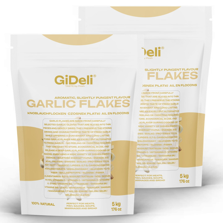 Knoblauchflocken 10kg - Naturrein Gastronomie | GiDeli