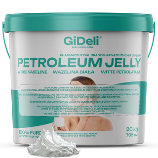 Weiße Vaseline 20kg - Rein Hautpflege Tattoo-Schutz | GiDeli