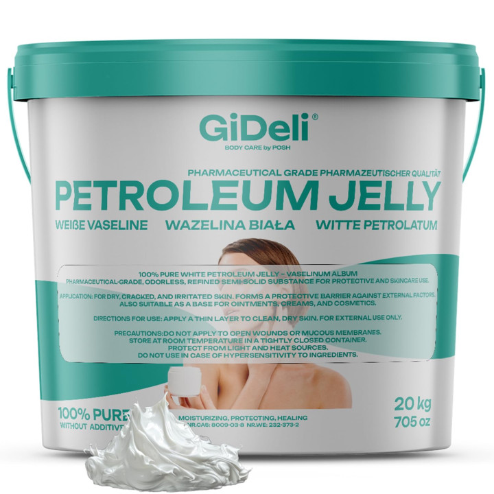 Weiße Vaseline 20kg - Rein Hautpflege Tattoo-Schutz | GiDeli