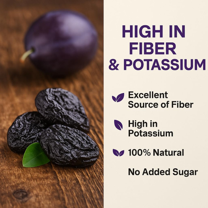 Getrocknete Pflaumen 200g - Ohne Stein Ungesüßt | GiDeli
