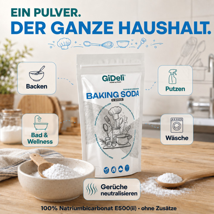 Natron 20kg - Lebensmittelqualität | GiDeli