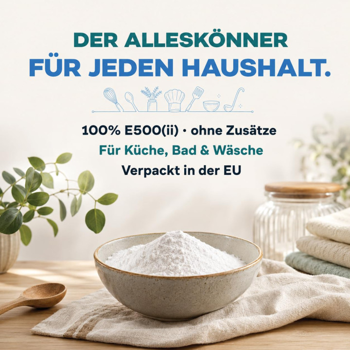 Natron 25kg - Lebensmittelqualität | GiDeli