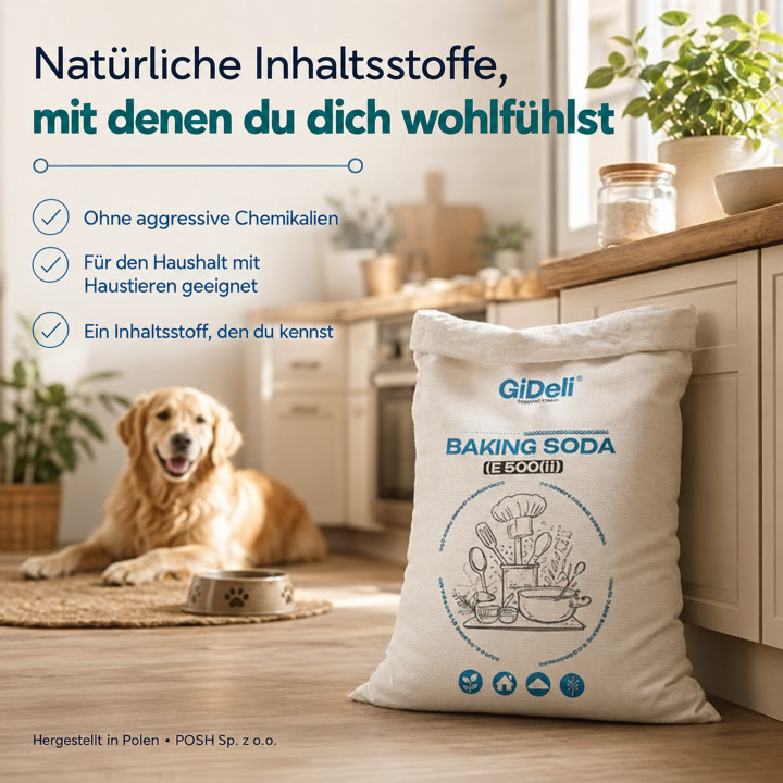 Natron 30kg - Lebensmittelqualität | GiDeli