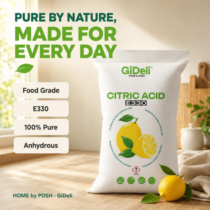 Zitronensäure 30kg - Entkalker Citric Acid | GiDeli