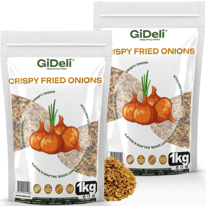 Röstzwiebeln 2kg - Knusprig Geröstet Zwiebeln | GiDeli