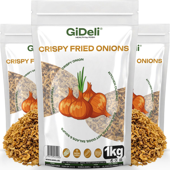 Röstzwiebeln 3kg - Knusprig Geröstet Zwiebeln | GiDeli