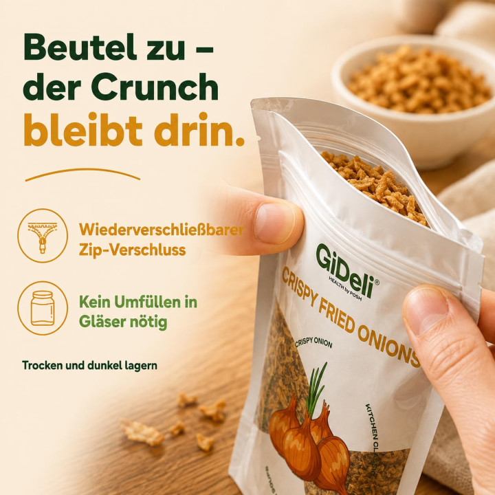 Röstzwiebeln 10kg - Knusprig Geröstet Zwiebeln | GiDeli