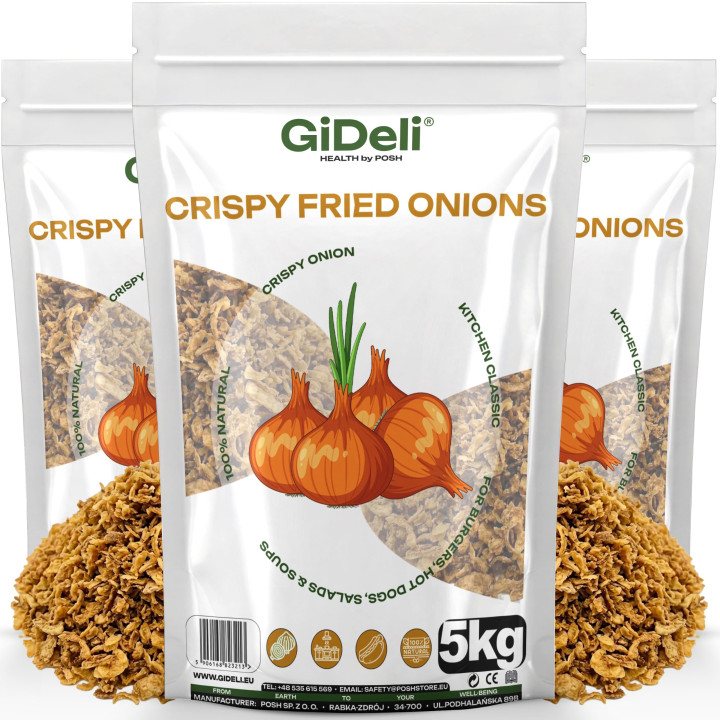 Röstzwiebeln 15kg - Knusprig Geröstet Zwiebeln | GiDeli