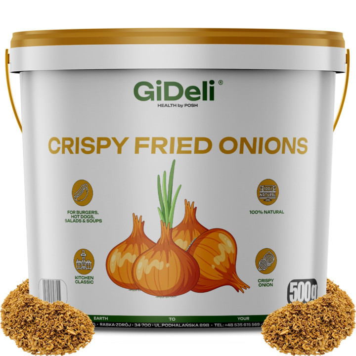 Röstzwiebeln 500g - Knusprig Geröstet Zwiebeln | GiDeli
