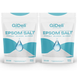 Epsom Salz 10kg Bittersalz Magnesiumsulfat Badesalz Fußbad Peeling Garten GiDeli