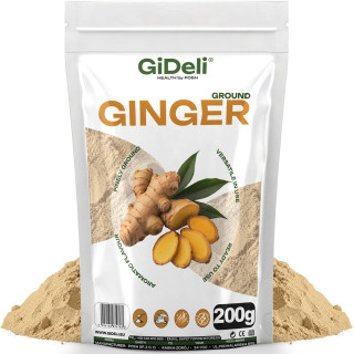 Ingwerpulver 200g - Gemahlen Ingwer Naturrein Tee | GiDeli
