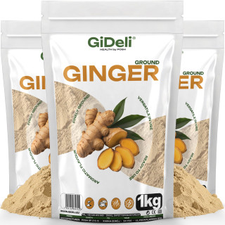 Ingwerpulver 3kg - Gemahlen Ingwer Naturrein Tee | GiDeli