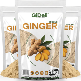 Ingwerpulver 15kg - Gemahlen Ingwer Naturrein Tee | GiDeli