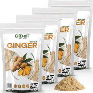 Ingwerpulver 20kg - Gemahlen Ingwer Naturrein Tee | GiDeli