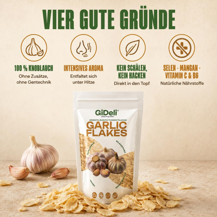 Knoblauchflocken 10kg - Naturrein Gastronomie | GiDeli