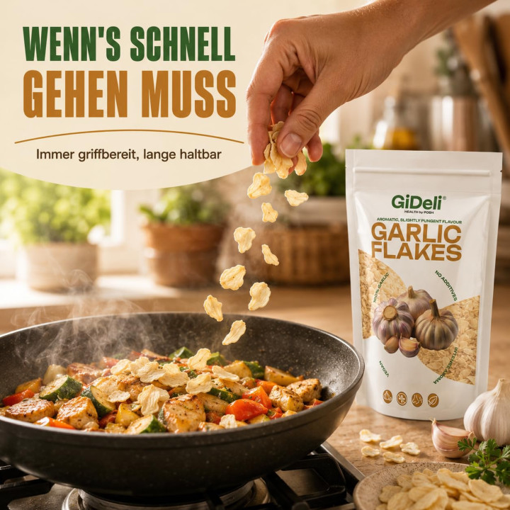 Knoblauchflocken 10kg - Naturrein Gastronomie | GiDeli