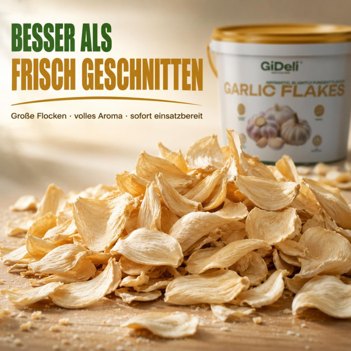 Knoblauchflocken 20kg - Naturrein Gastronomie | GiDeli