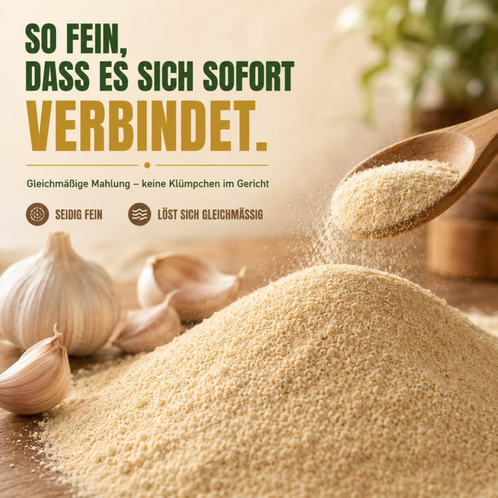 Knoblauchpulver Gemahlen 5kg - Naturrein Fleisch | GiDeli