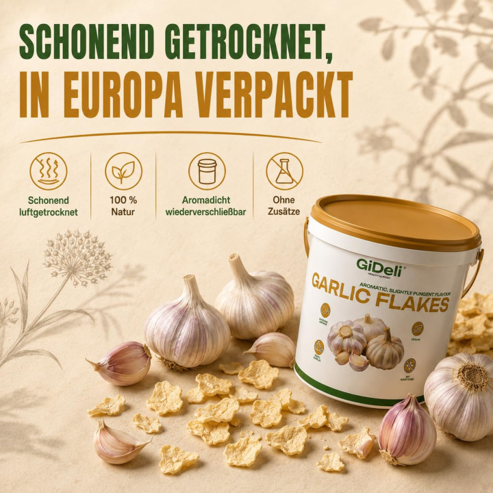 Knoblauchflocken 1kg - Naturrein Gastronomie | GiDeli