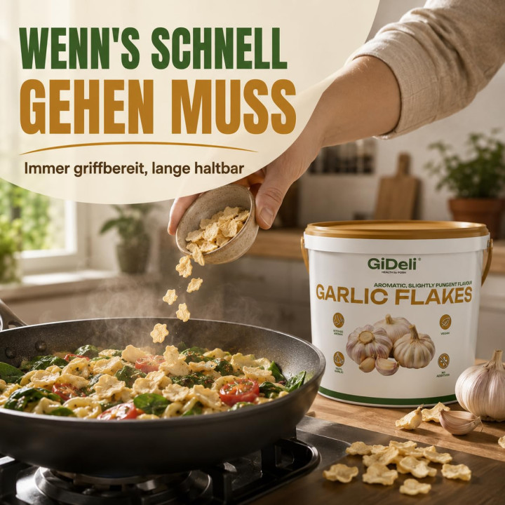Knoblauchflocken 500g - Naturrein Gastronomie | GiDeli