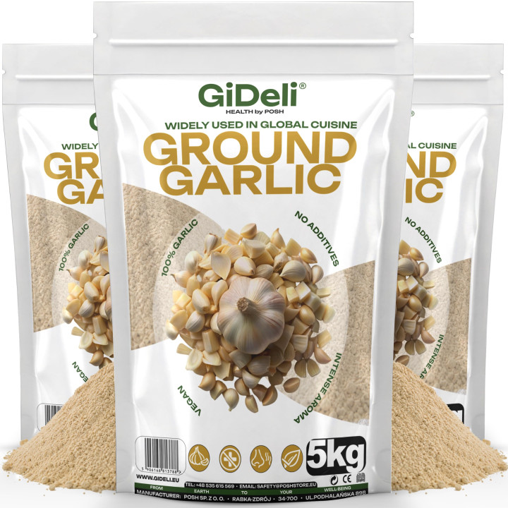 Knoblauchpulver Gemahlen 15kg - Naturrein Fleisch | GiDeli