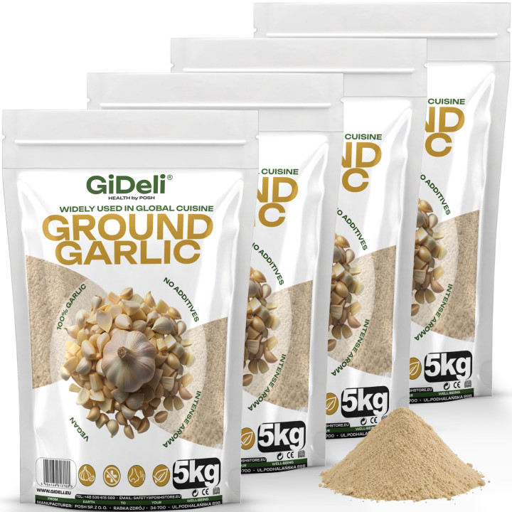Knoblauchpulver Gemahlen 20kg - Naturrein Fleisch | GiDeli