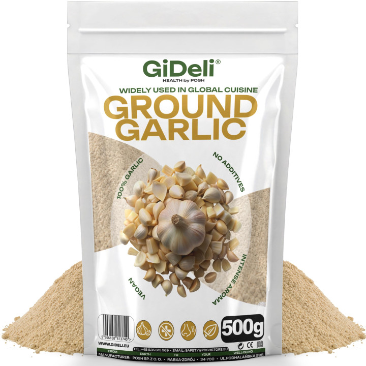 Knoblauchpulver Gemahlen 500g - Naturrein Fleisch | GiDeli