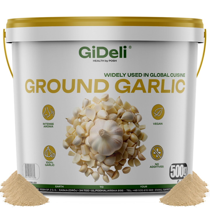 Knoblauchpulver Gemahlen 500g - Naturrein Fleisch | GiDeli