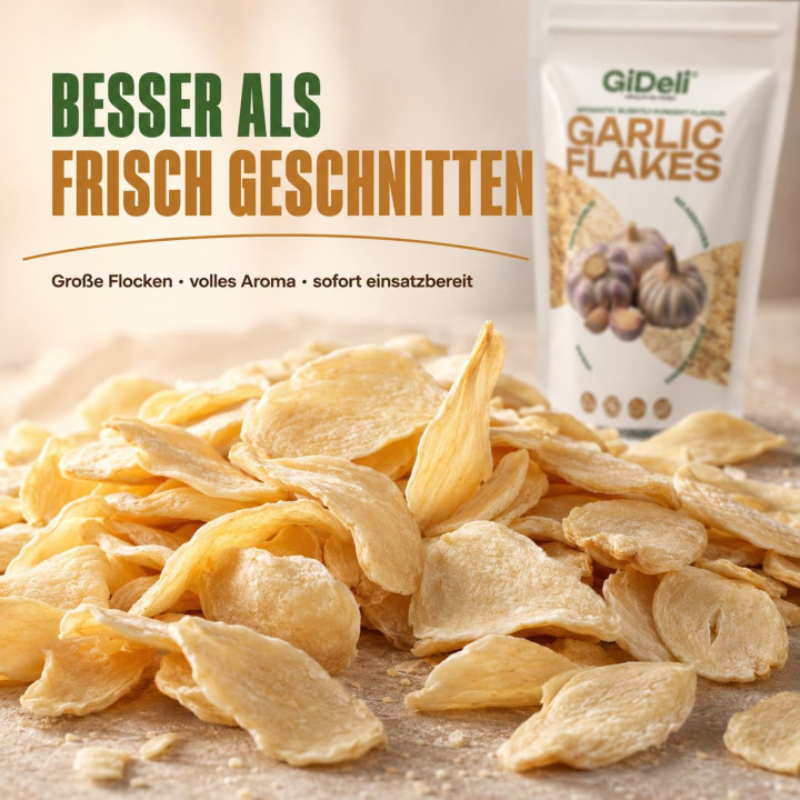 Knoblauchflocken 1kg - Naturrein Gastronomie | GiDeli