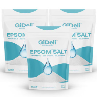 Epsom Salz 15kg - Bittersalz Magnesiumsulfat | GiDeli