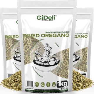 Oregano 3kg - Getrocknet Blätter Natur Vegan Pizza | GiDeli