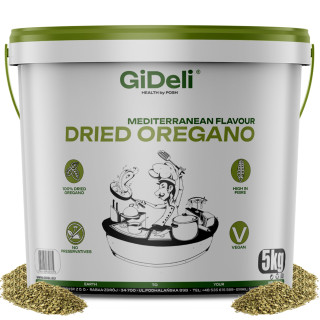 Oregano 5kg - Getrocknet Blätter Natur Vegan Pizza | GiDeli