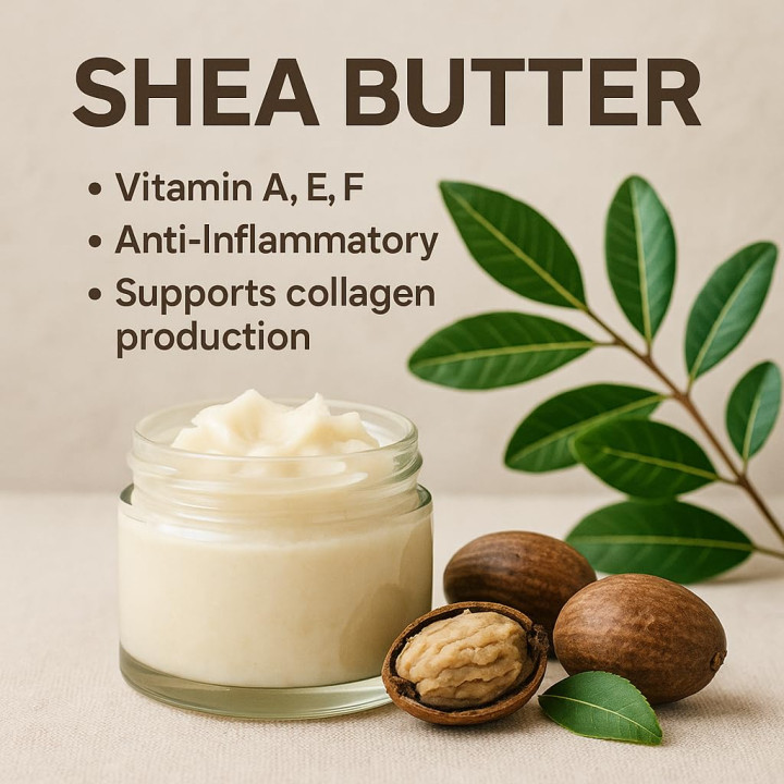 Sheabutter 1kg - Unraffiniert A-Grade Handgeknetet | GiDeli