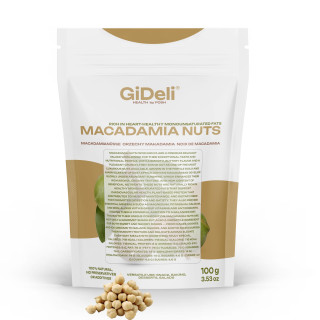 Macadamianüsse Bruch 100g - Macadamia Ungesalzen | GiDeli