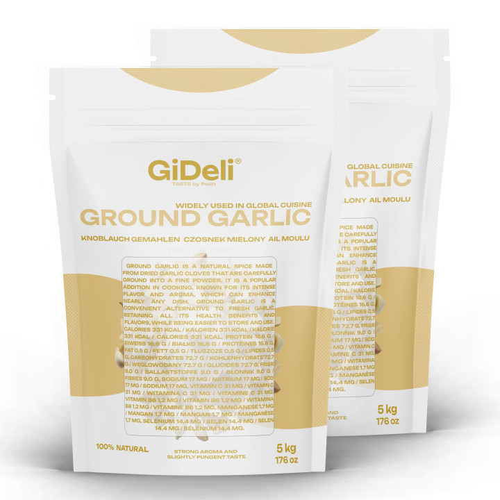Knoblauchpulver Gemahlen 10kg - Naturrein Fleisch | GiDeli