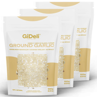 Knoblauchpulver Gemahlen 3kg - Naturrein Fleisch | GiDeli