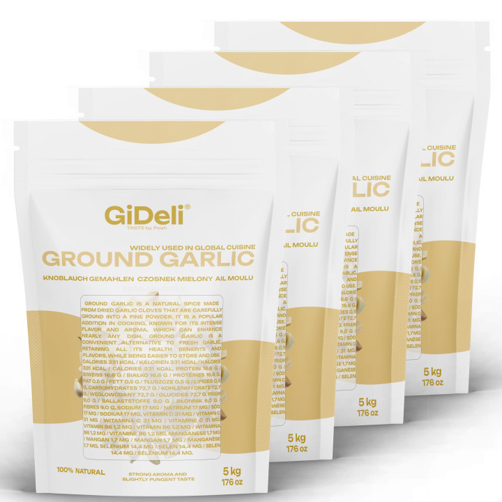 Knoblauchpulver Gemahlen 20kg - Naturrein Fleisch | GiDeli