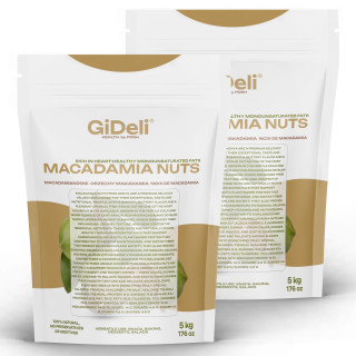 Macadamianüsse Bruch 10kg - Macadamia Ungesalzen | GiDeli