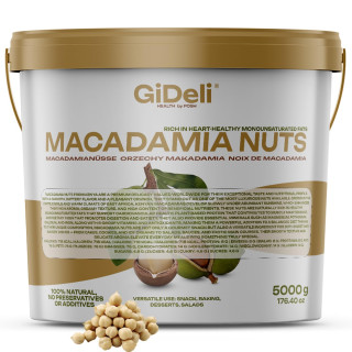 Macadamianüsse Bruch 5kg - Macadamia Ungesalzen | GiDeli