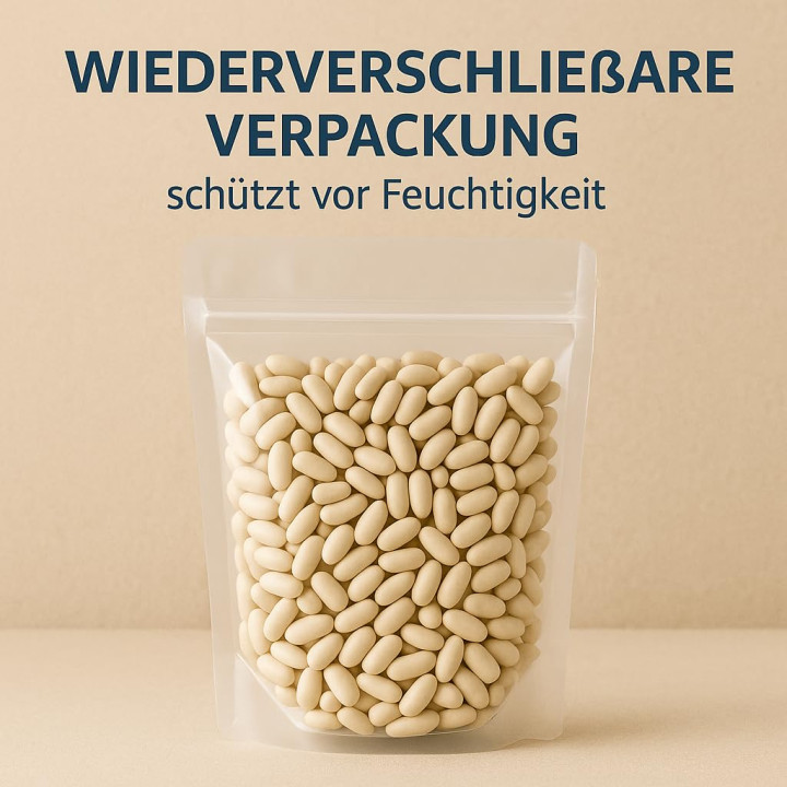 Weiße Bohnen 1kg - Doypack Premium Qualität | GiDeli