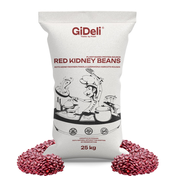 Kidneybohnen Rote Bohnen 25kg - Getrocknet Vegan | GiDeli