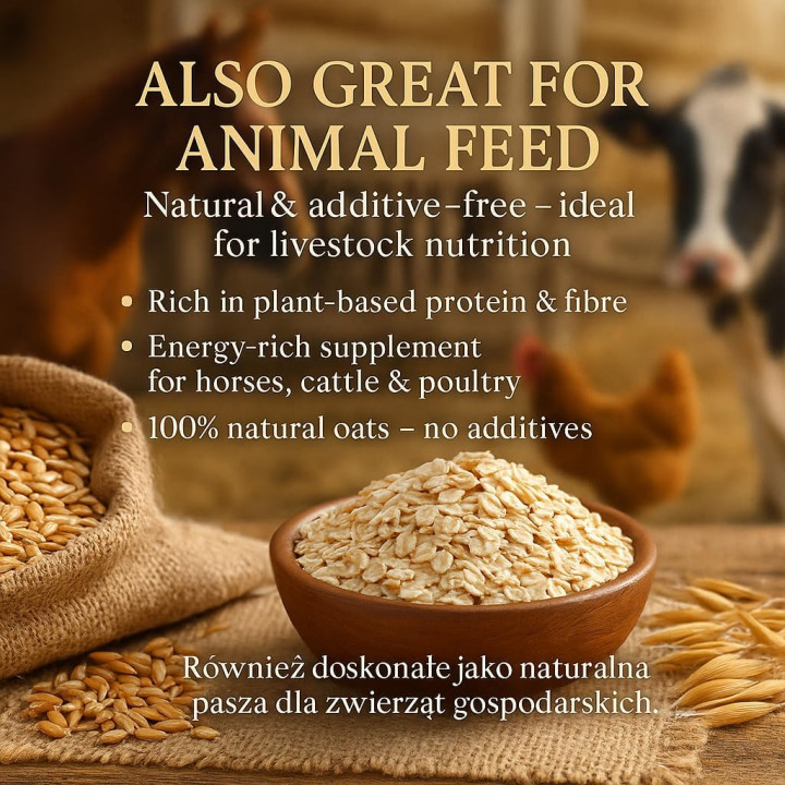Haferflocken 20kg - Zart Naturrein Müsli Porridge | GiDeli
