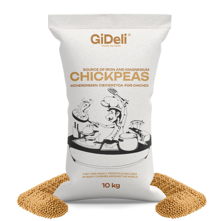 Kichererbsen Getrocknet 10kg - Ungeröstet Protein | GiDeli
